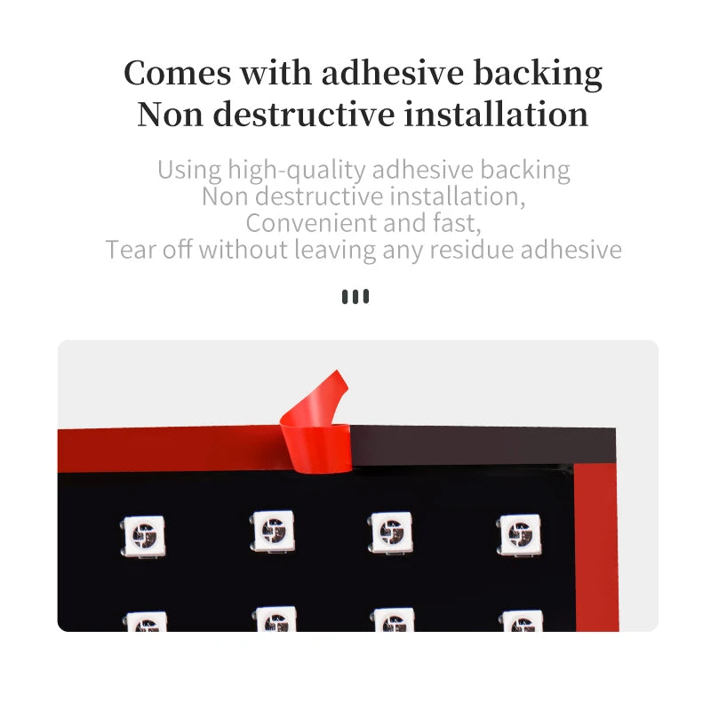 Devil Eye LED Pixel Panel Light with Remote 12V-24V by HitMyNeed