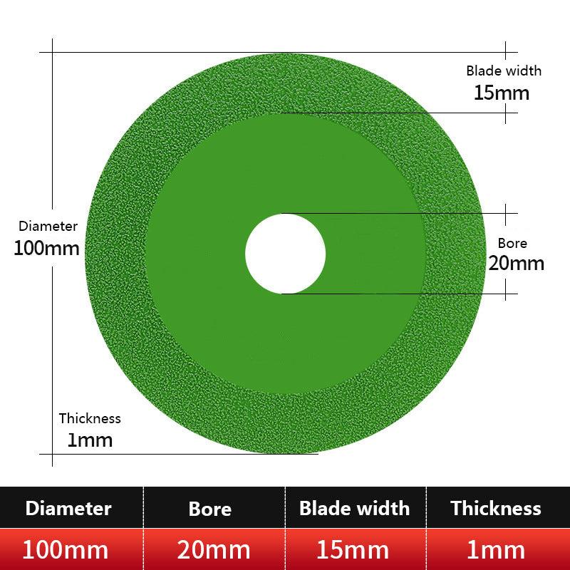 Diamond Glass & Tile Cutting and Polishing Disc green by HitMyNeed