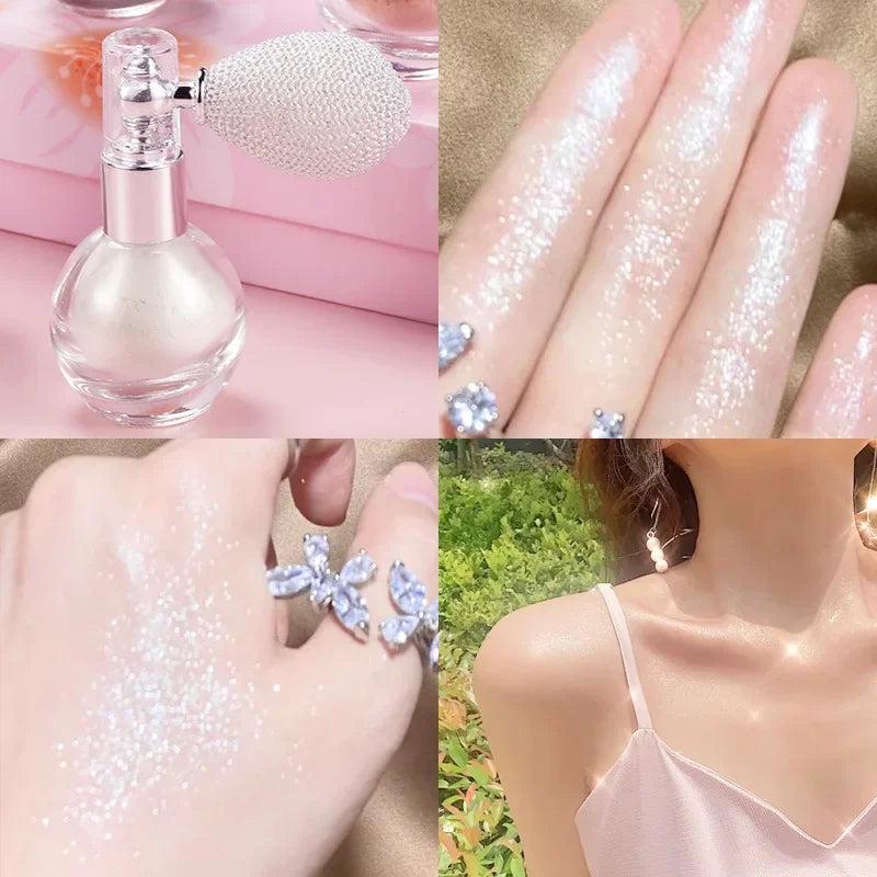 Diamond Highlighter Powder Spray Waterproof Glow by HitMyNeed