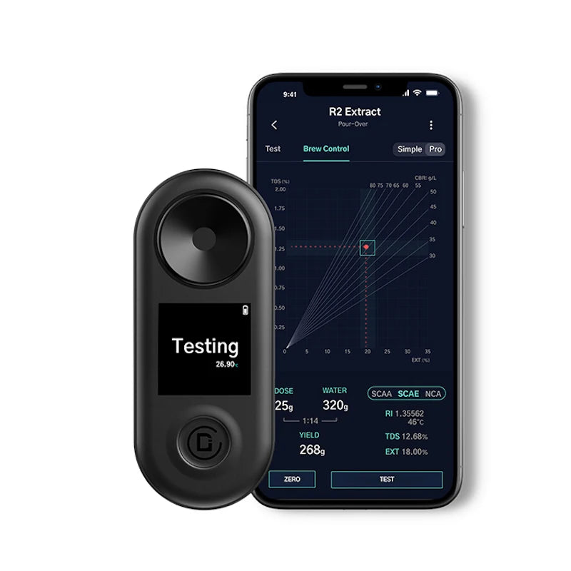Difluid R2 Extract Coffee TDS Refractometer by HitMyNeed