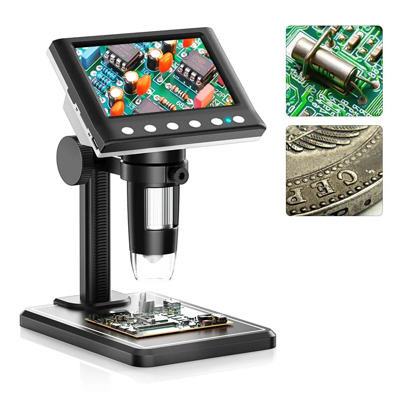 Digital 1000X Coin & Soldering Microscope 1080P by HitMyNeed