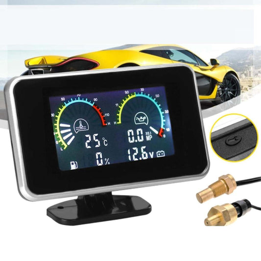 Digital 4‑in‑1 Fuel Pressure Gauge with LCD Display by HitMyNeed