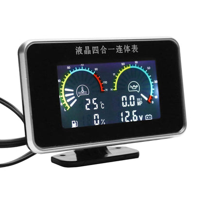 Digital 4‑in‑1 Fuel Pressure Gauge with LCD Display by HitMyNeed