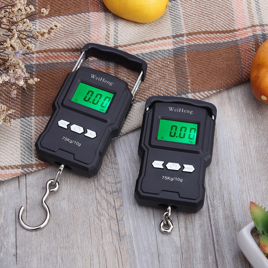 Digital 75kg Hook Weighing Scale with Tape Measure by HitMyNeed