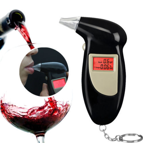 Digital Alcohol Breath Test Analyzer Keychain by HitMyNeed