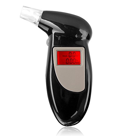 Digital Alcohol Breath Test Analyzer Keychain by HitMyNeed