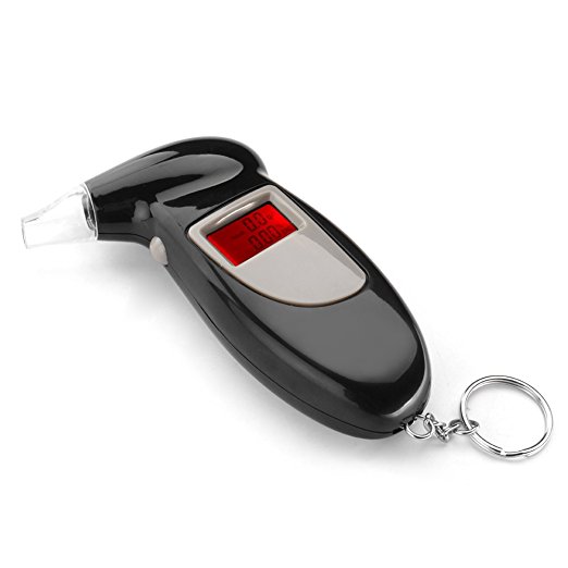 Digital Alcohol Breath Test Analyzer Keychain by HitMyNeed