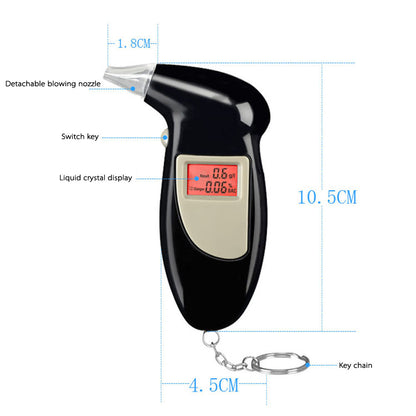 Digital Alcohol Breathalyzer with LCD Display by HitMyNeed