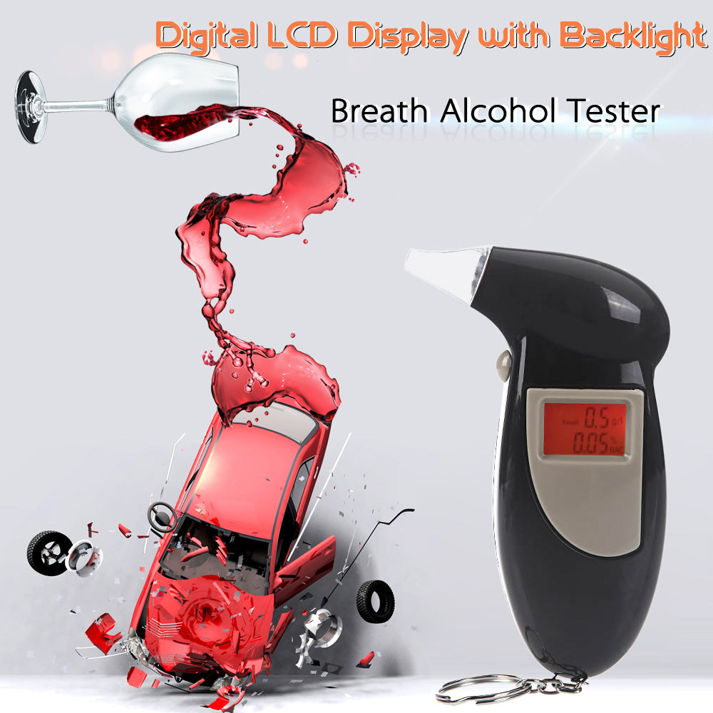 Digital Alcohol Breathalyzer with LCD Display by HitMyNeed
