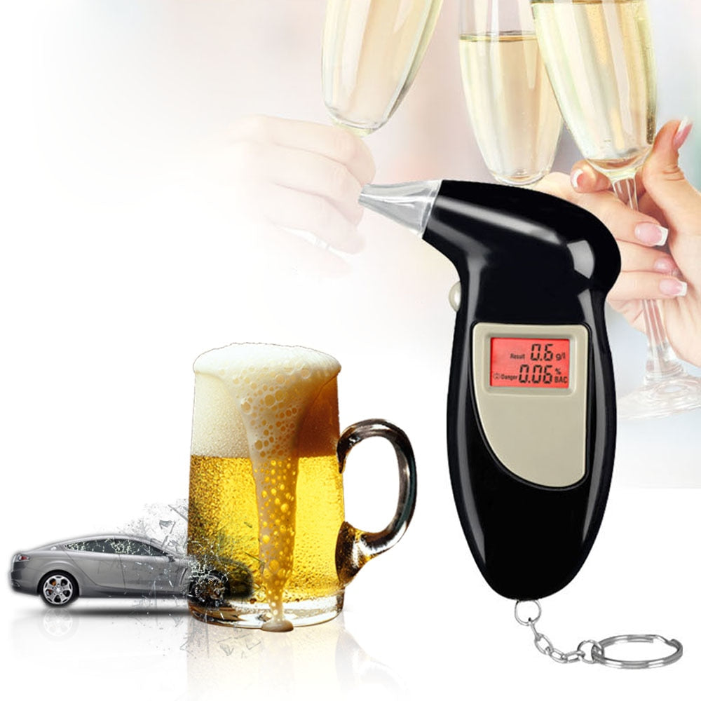 Digital Alcohol Breathalyzer with LCD Display by HitMyNeed