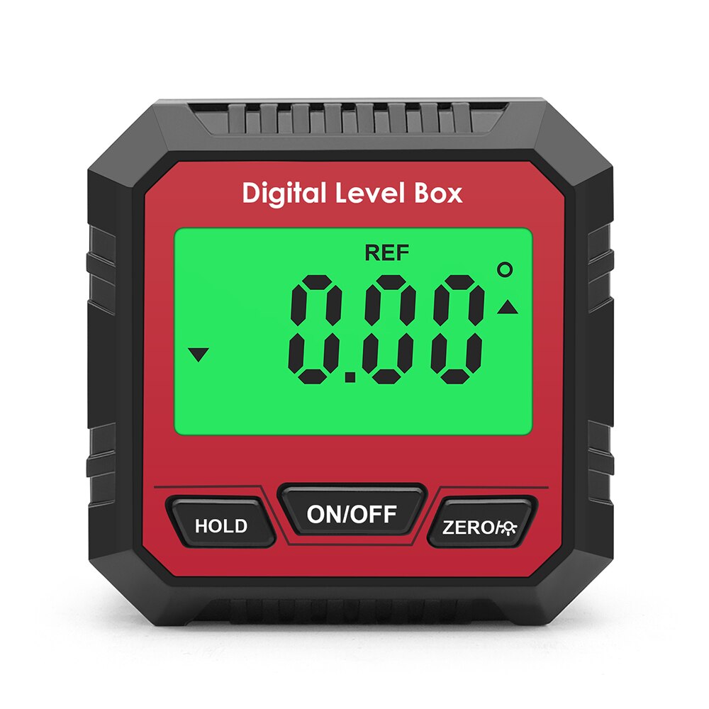 Digital Angle Finder Level Box with Magnetic Base red-without-blisters-366 by HitMyNeed