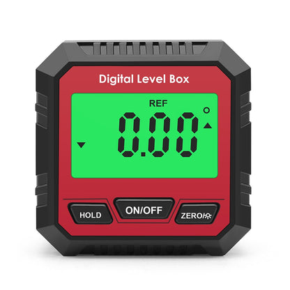 Digital Angle Finder Level Box with Magnetic Base red-without-blisters-366 by HitMyNeed