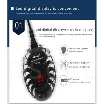 Digital Aquarium Heater with Temp Controller k-50-25w by HitMyNeed