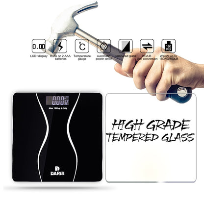 Digital Bathroom Scale with LCD Display 180kg by HitMyNeed