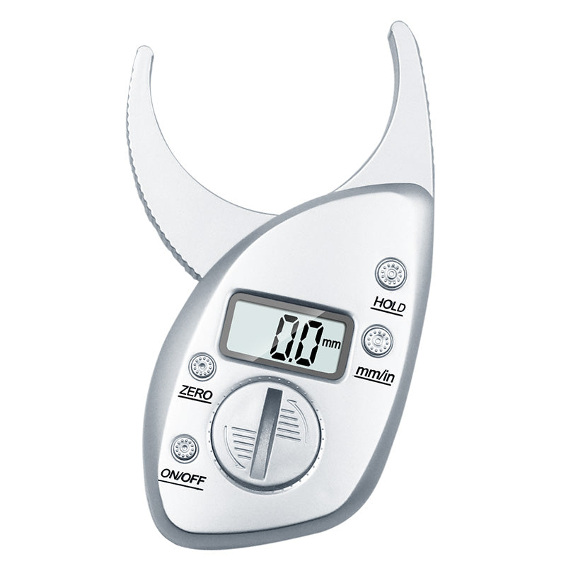 Digital Body Fat Caliper with LCD Measurement silver by HitMyNeed