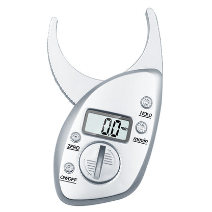 Digital Body Fat Caliper with LCD Measurement silver by HitMyNeed