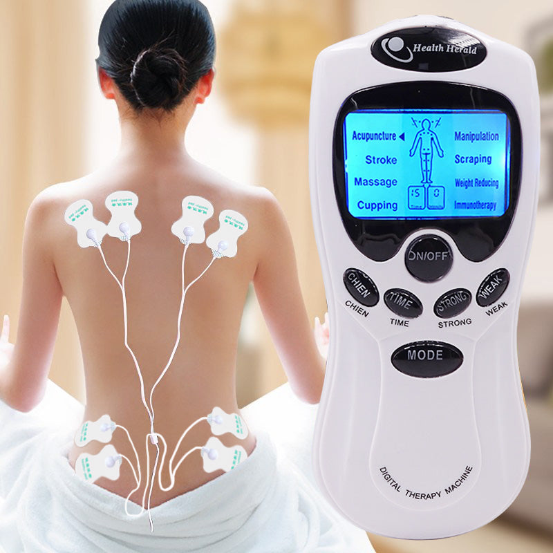 Digital Body Massager Machine with Electrode Pads by HitMyNeed