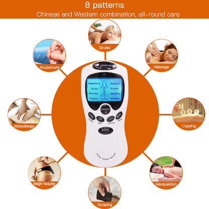 Digital Body Massager Machine with Electrode Pads by HitMyNeed