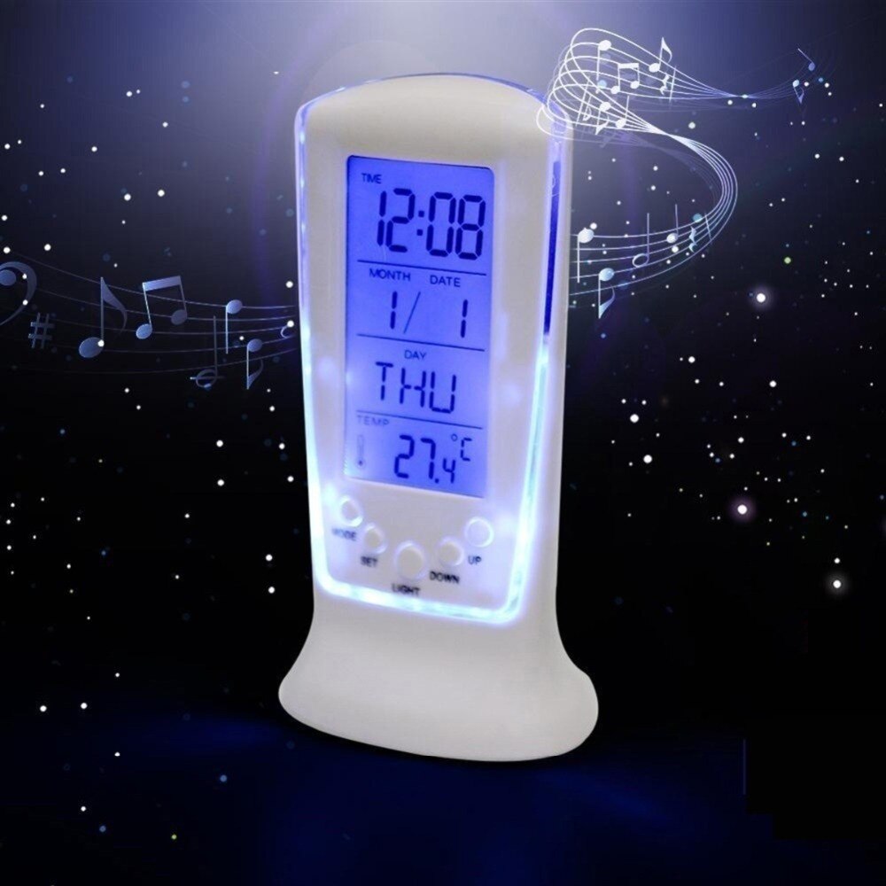 Digital Calendar Clock with Alarm & Temperature by HitMyNeed