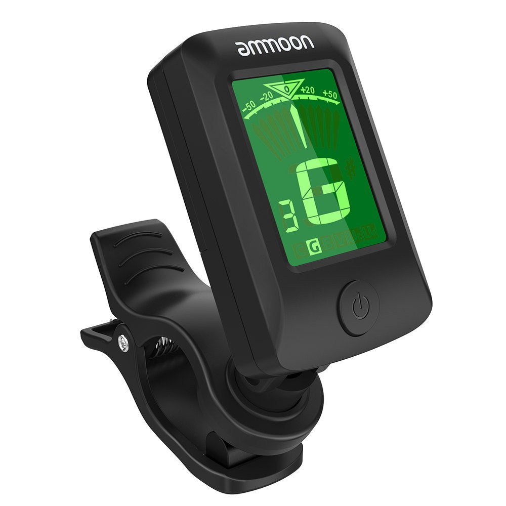 Digital Clip-On Guitar Tuner with 360° LCD Display by HitMyNeed