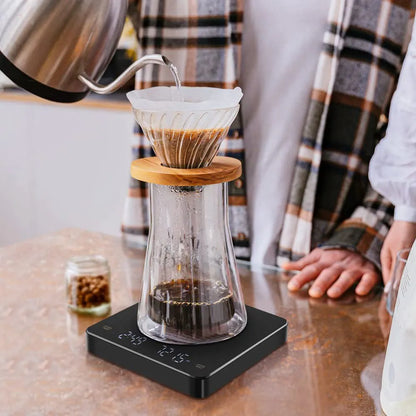 Digital Coffee Scale with Timer, 0.1g Precision, 3kg by HitMyNeed