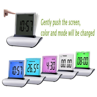 Digital Color Table Clock with Alarm & Temperature by HitMyNeed