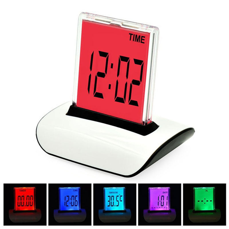 Digital Color Table Clock with Alarm & Temperature by HitMyNeed