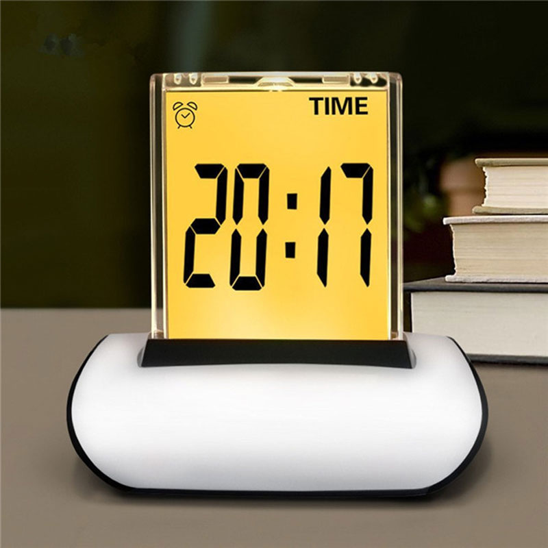 Digital Color Table Clock with Alarm & Temperature by HitMyNeed