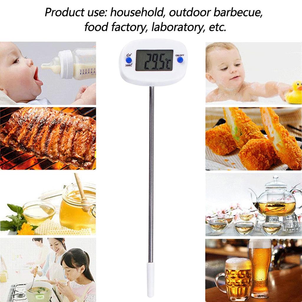Digital Cooking Thermometer with Steel Probe by HitMyNeed