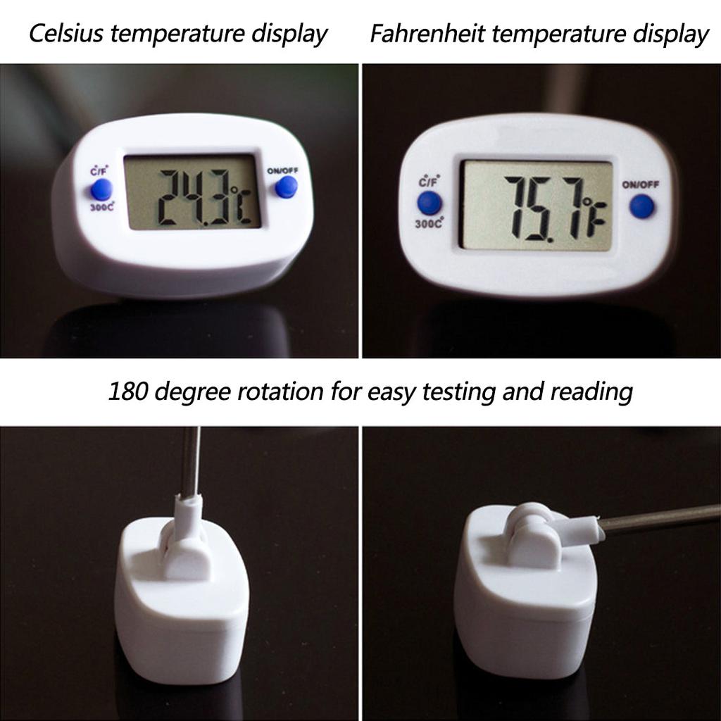 Digital Cooking Thermometer with Steel Probe by HitMyNeed