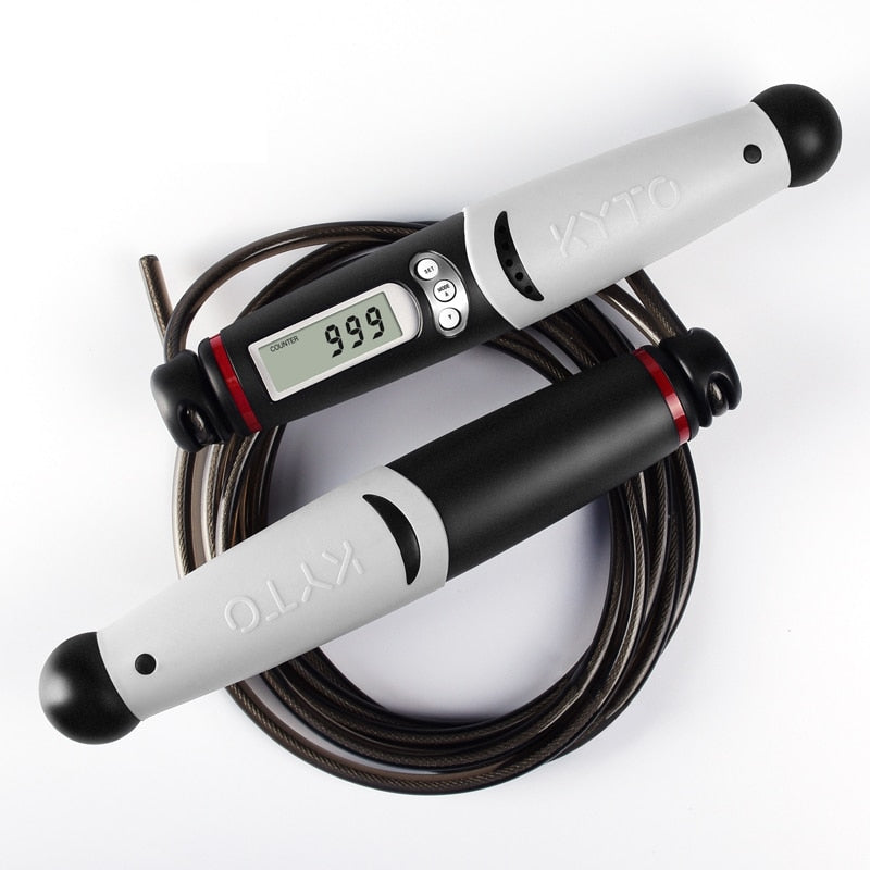 Digital Counting Jump Rope with Calorie Counter by HitMyNeed