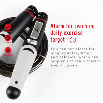 Digital Counting Jump Rope with Calorie Counter by HitMyNeed