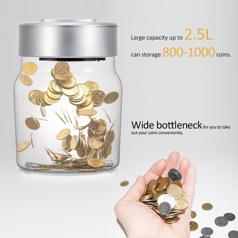 Digital Counting Piggy Bank with LCD Display by HitMyNeed