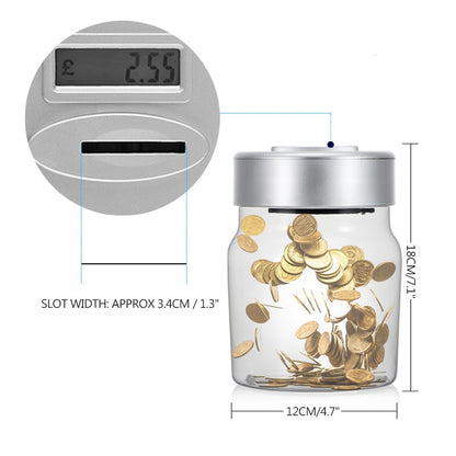 Digital Counting Piggy Bank with LCD Display by HitMyNeed