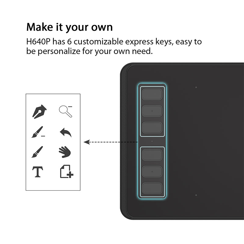Digital Drawing Tablet with Battery‑Free Pen by HitMyNeed
