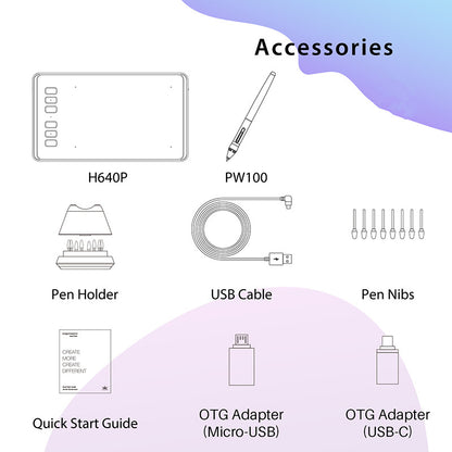 Digital Drawing Tablet with Battery‑Free Pen by HitMyNeed