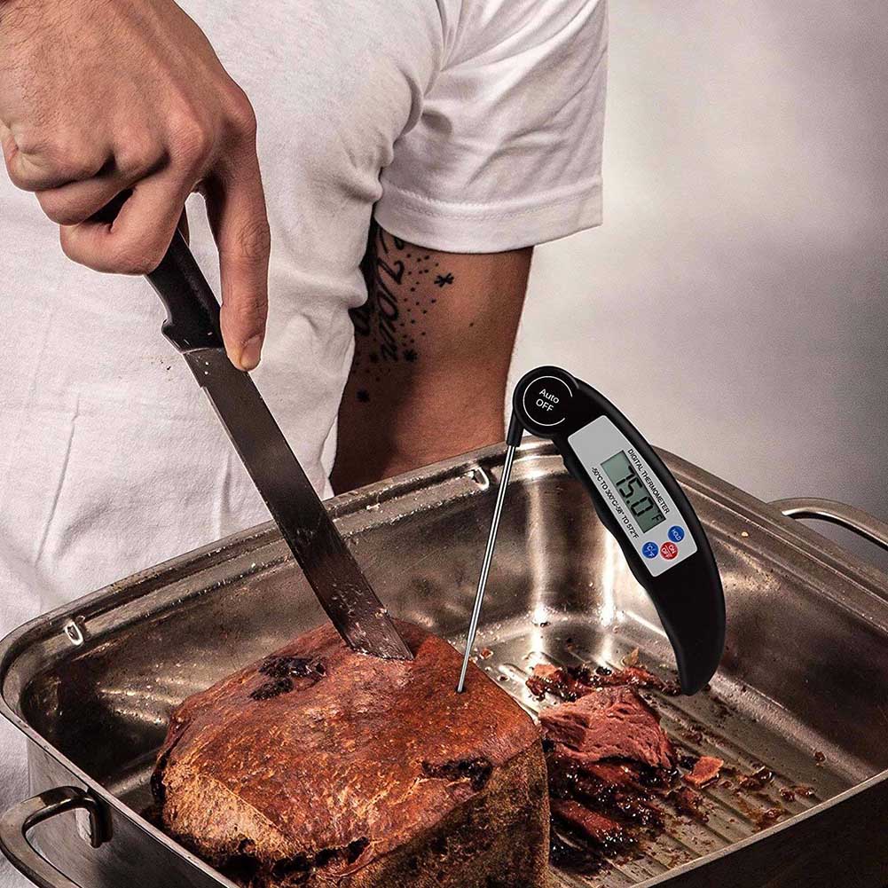 Digital Foldable Meat Thermometer with Probe by HitMyNeed