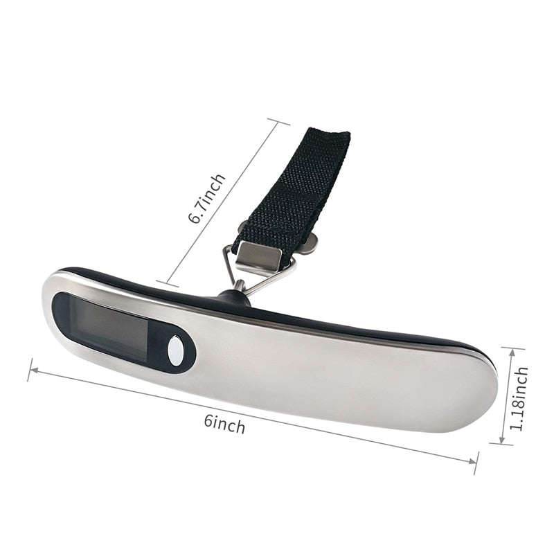 Digital Hanging Luggage Scale 50kg Handheld by HitMyNeed