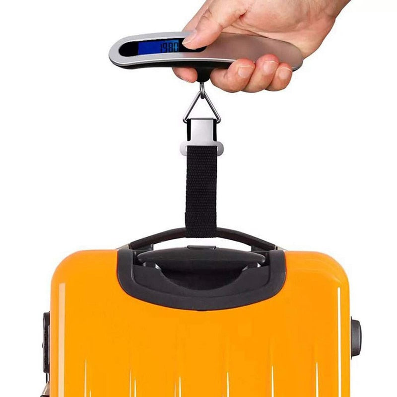 Digital Hanging Luggage Scale 50kg Handheld by HitMyNeed