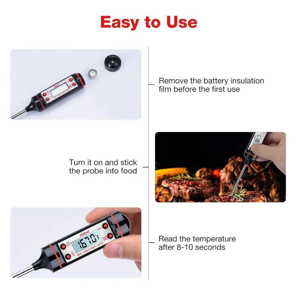 Digital Instant Read Meat & Kitchen Thermometer by HitMyNeed