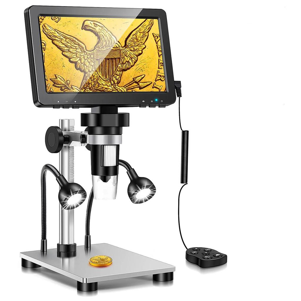 Digital LCD Microscope 1200x with 7" Screen & USB by HitMyNeed