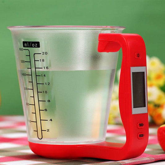 Digital Measuring Cup Kitchen Scale with LCD Display by HitMyNeed