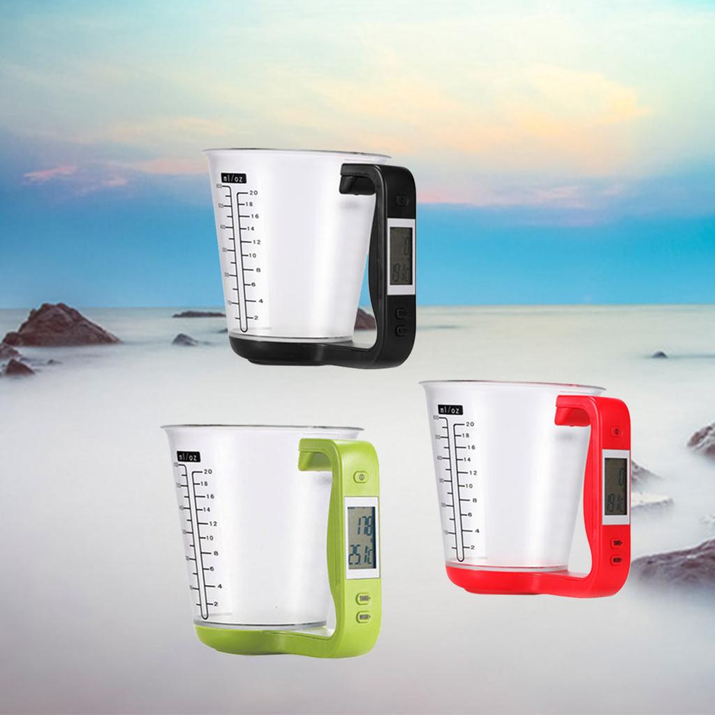 Digital Measuring Cup Kitchen Scale with LCD Display by HitMyNeed