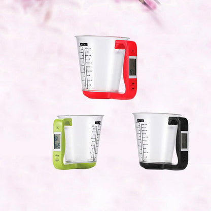 Digital Measuring Cup Kitchen Scale with LCD Display by HitMyNeed