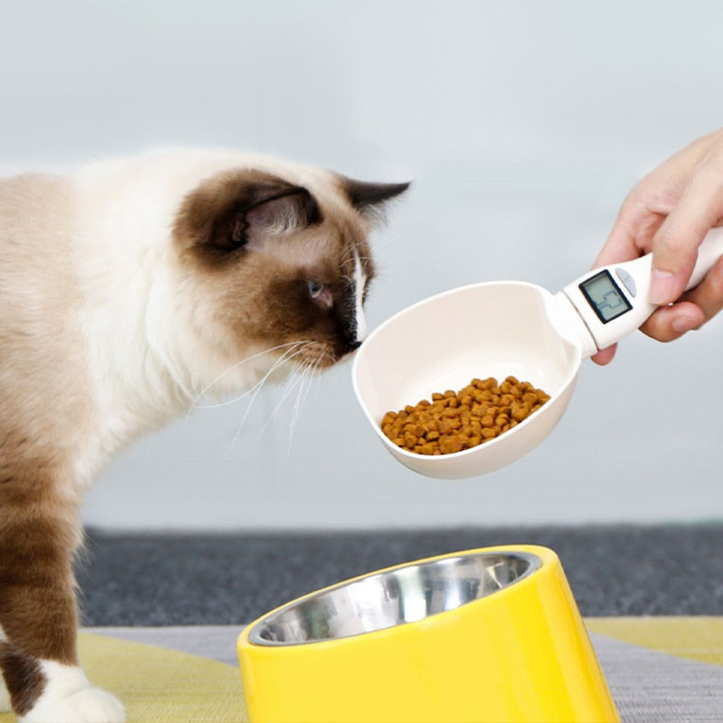 Digital Pet Food Measuring Spoon Scale with LCD by HitMyNeed
