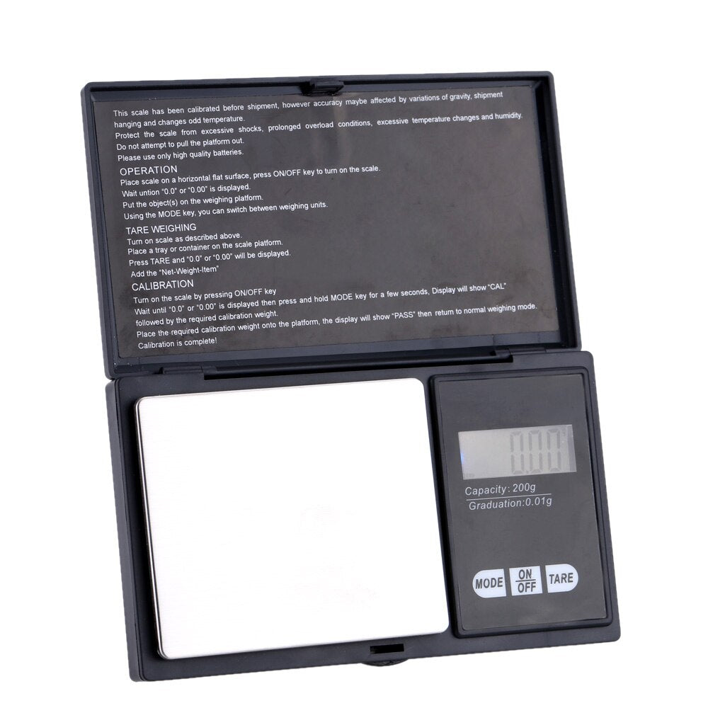 Digital Pocket Scale 200g x 0.01g with Backlight by HitMyNeed