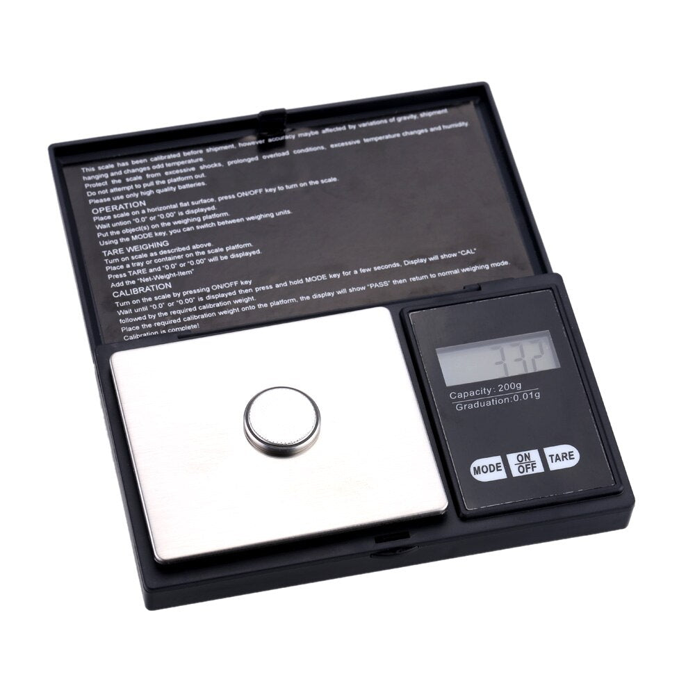 Digital Pocket Scale 200g x 0.01g with Backlight by HitMyNeed