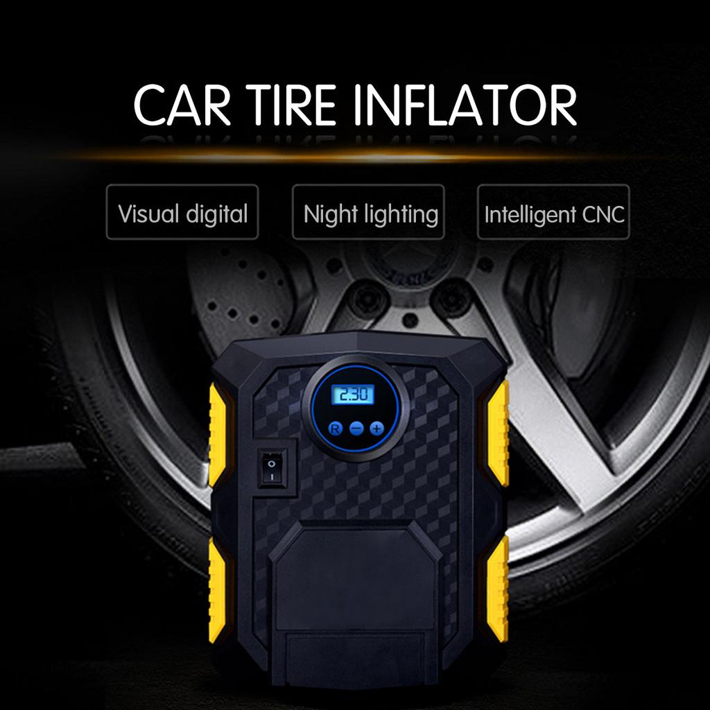 Digital Portable Tire Inflator with Auto Shut-Off by HitMyNeed