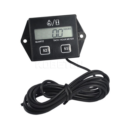 Digital Tachometer Gauge with LCD for Gas Engines by HitMyNeed