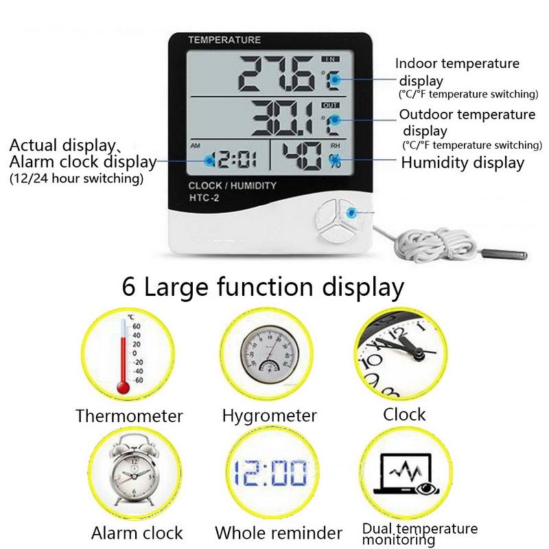 Digital Thermo-Hygrometer Temperature & Humidity Meter by HitMyNeed